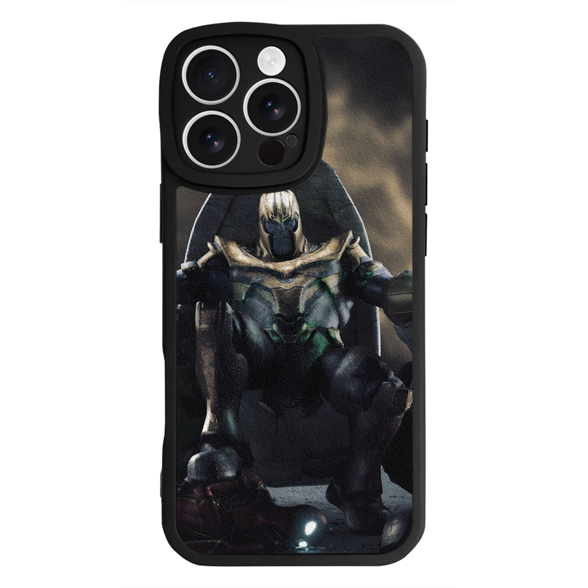 （画像用） アベンジャーズ The Avengers 【iPhone 16シリーズ対応】シリコンスマホケース（レザー調） 材質：シリコン